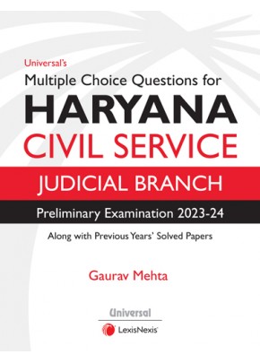 Universal’s Multiple Choice Questions For Haryana Civil Service (Judicial Branch) Preliminary Examination 2023-24