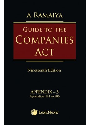 Guide to the Companies Act, 2013: Box 2 containing Set of Appendix - 3, 4, 5 & 6 + 1 Consolidated Table of Cases & Subject Index and Additional 
