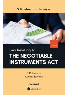 S Krishnamurthy Aiyar: Law Relating to Negotiable Instruments Act 