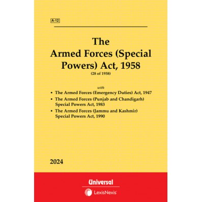 Armed Forces (Special Powers) Act, 1958 along with allied Acts
