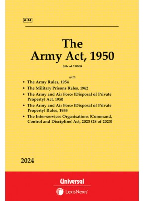 Army Act, 1950 with Rules, 1954