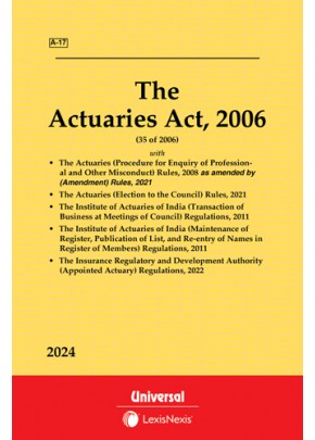 Actuaries Act, 2006 along with Allied Rules
