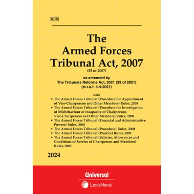 Armed Forces Tribunal Act, 2007 along with allied Rules