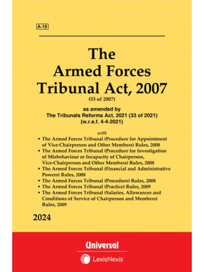 Armed Forces Tribunal Act, 2007 along with allied Rules