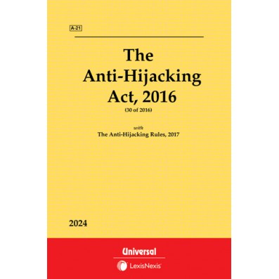 Anti-Hijacking Act, 2016 with Rules 2017