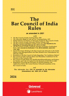 Bar Council of India Rules along with allied Rules and Advocates Act, 1961