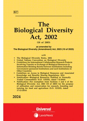 Biological Diversity Act, 2002 along with Rules, 2004