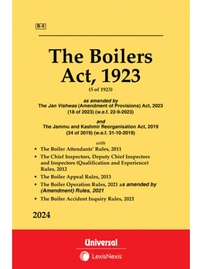 Boilers Act,1923 along with allied Rules 