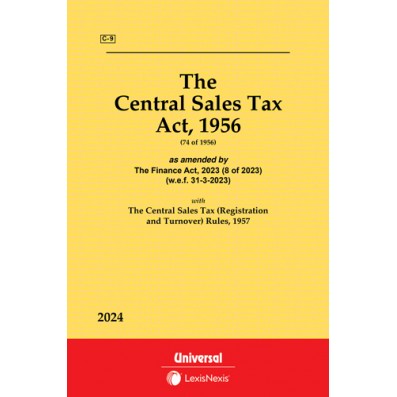 The Central Sales Tax Act, 1956 (74 of 1956) as amended by The Taxation Laws (Amendment) Act, 2017