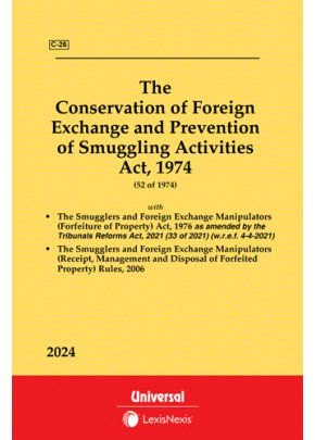 COFEPOSA Act, 1974 and SAFEMFOP Act, 1978 with Rules, 2006