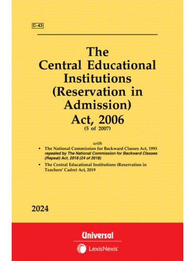 Central Educational Institutions (Reservation in Admission) Act, 2006 