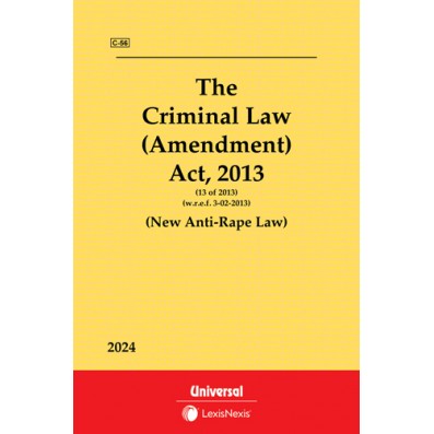 Criminal Law (Amendment) Act, 2013 (w.e.f. 03-02-2013) (New Anti-Rape Law)