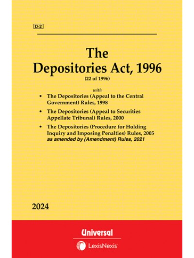 Depositories Act, 1996 along with Rules, 1998
