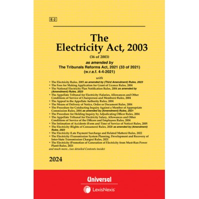 Electricity Act, 2003 along with Rules, 2005 and allied Rules and Order