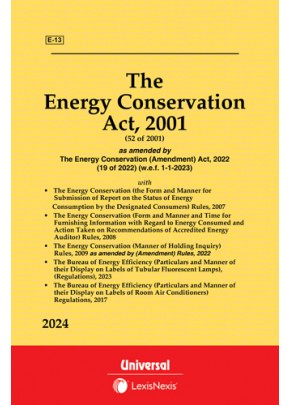 Energy Conservation Act, 2001 along with allied Rules