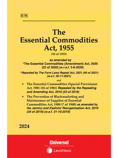 Essential Commodities Act, 1955 along with allied Acts