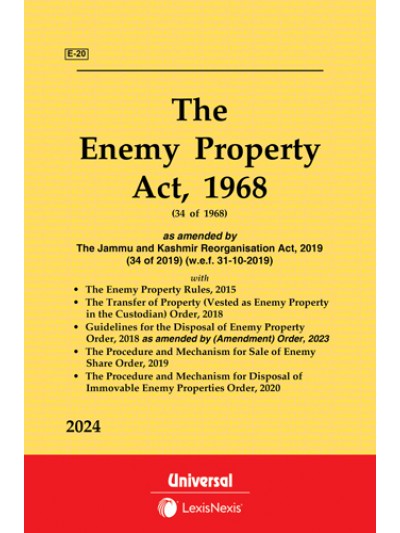 Enemy Property Act, 1968 along with Enemy Property Rules, 2015
