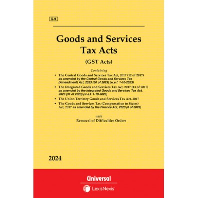 Goods and Services Tax Acts with allied Orders (Containing 4 Acts)