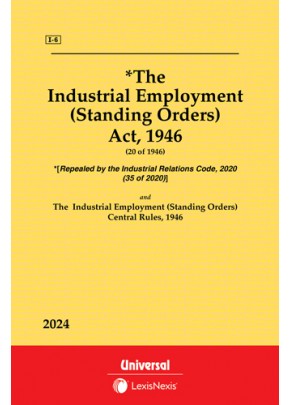 Industrial Employment (Standing Orders) Act, 1946 along with Rules, 1946
