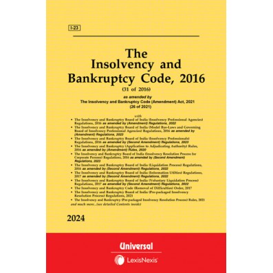 Insolvency and Bankruptcy Code, 2016 with Rules, Regulations and Order