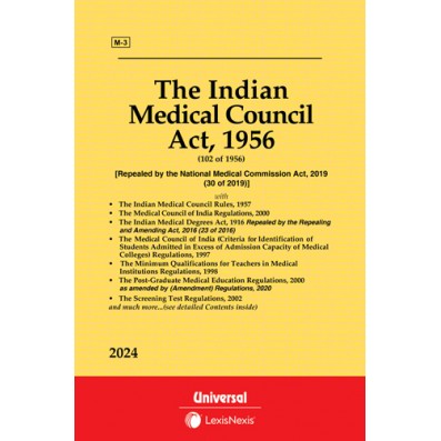 Medical Council Act, 1956 along with Allied Act, Rules, and Regulations