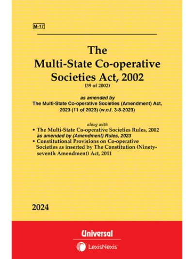 Multi-State Co-operative Societies Act, 2002 along with Rules, 2002