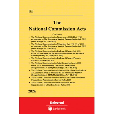 National Commission Acts [Containing 4 Acts-Women Act, 1990, Minorities Act, 1992, Backward Classes Act, 1993, Safai Karamcharis Act, 1993 and allied Information]
