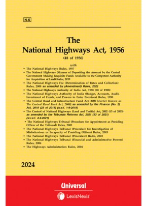 Control of National Highways (Land and Traffic) Act, 2002 see National Highways Act, 1956