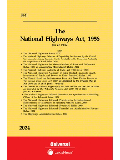 Control of National Highways (Land and Traffic) Act, 2002 see National Highways Act, 1956