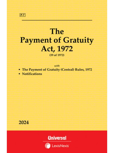 Payment of Gratuity Act, 1972 along with Rules, 1972