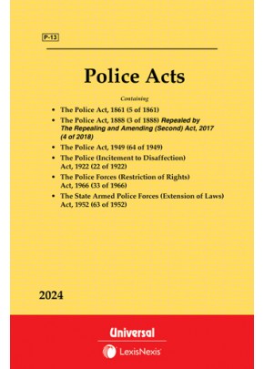 Police (Incitement of Disaffection) Act, 1992 see Police Acts (6 Acts in 1)