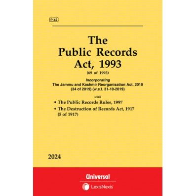 Public Records Act, 1993 along with Rules, 1997