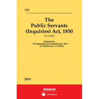 Public Servants (Inquiries) Act, 1850