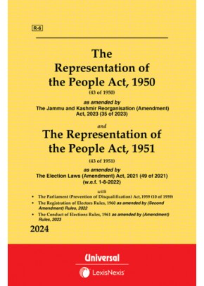Representation of the People Act, 1950 and The Representation of the People Act, 1951 along with allied Act & Rules