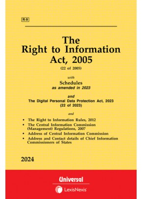 Right to Information Act, 2005 along with allied Rules and Regulations