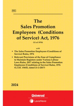 Sales Promotion Employees (Conditions of Service) Act, 1976 along with Rules, 1976