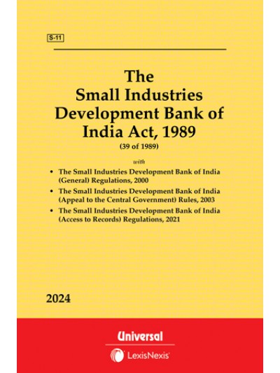 Small Industrial Development Bank of India Act, 1989 along with Rules, 2003