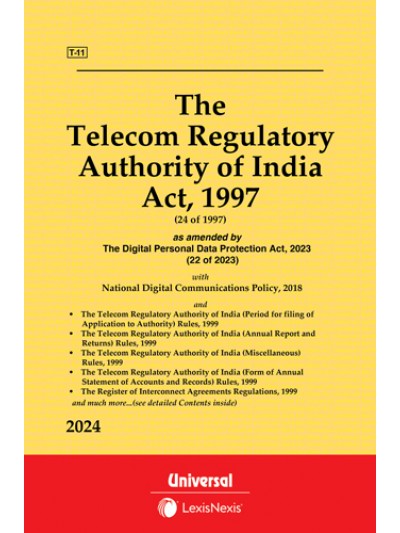 Telecom Regulatory Authority of India Act, 1997 alongwith Allied Rules & Regulations