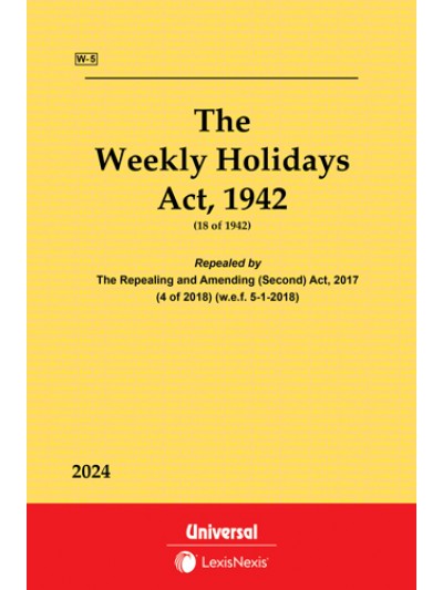 Weekly Holidays Act,1942