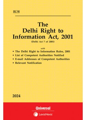 Delhi Right to Information Act, 2001 along with Rules, 2001