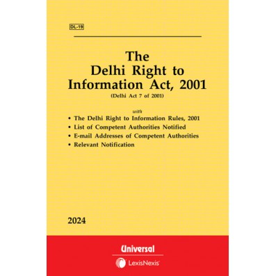 Delhi Right to Information Act, 2001 along with Rules, 2001