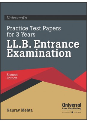 Universal's Practice Papers for 3 years LL.B. Entrance Examination