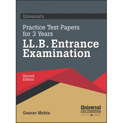 Universal's Practice Papers for 3 years LL.B. Entrance Examination