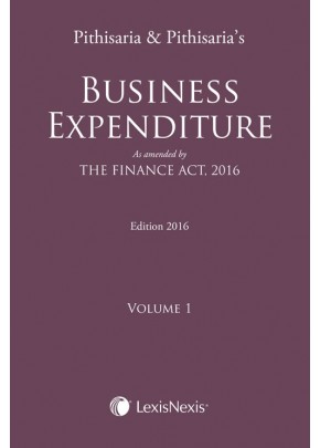 Business Expenditure-As amended by The Finance Act, 2016