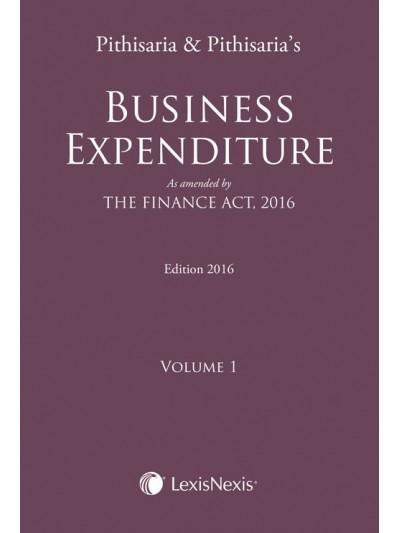 Business Expenditure-As amended by The Finance Act, 2016