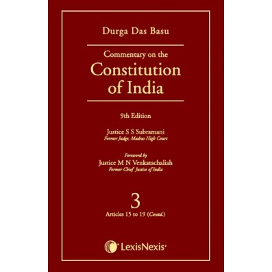 Commentary on the Constitution of India; Vol 3 ; (Covering Articles 15 to 19 (Contd.))