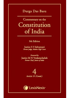 Commentary on the Constitution of India; Vol 4 ; (Covering Article 19 (Contd.))