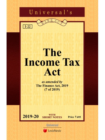 Income Tax Act as amended by the Finance Act, 2020 (Pocket Edn)