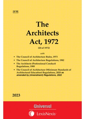 Architects Act, 1972 along with Rules and Regulations