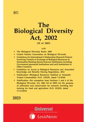 Biological Diversity Act, 2002 along with Rules, 2004